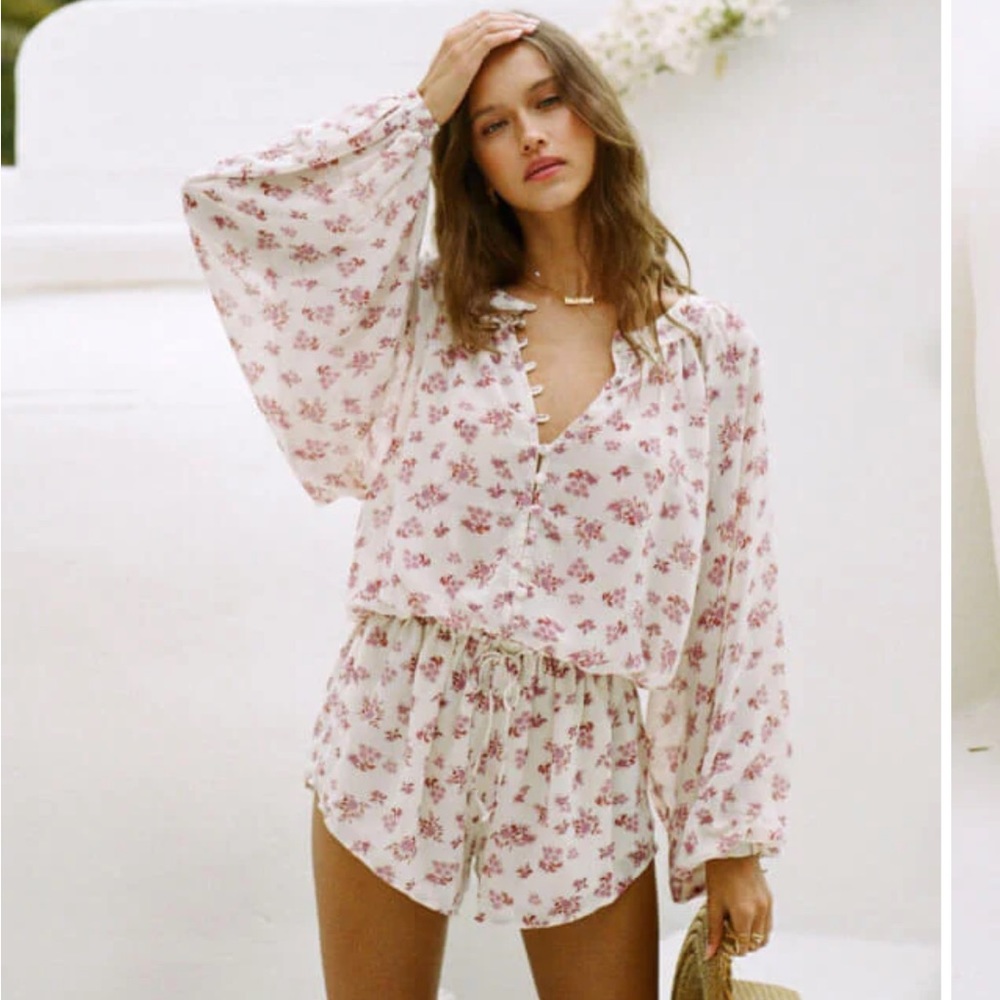 NWOT Sabo Skirt Elsa Playsuit Romper along Sleeve